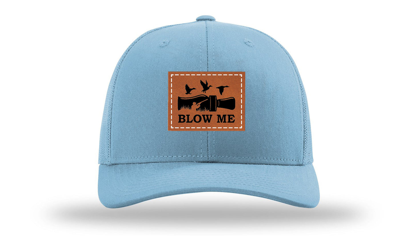 Blow Me Leather Patch Richardson 112 Hat