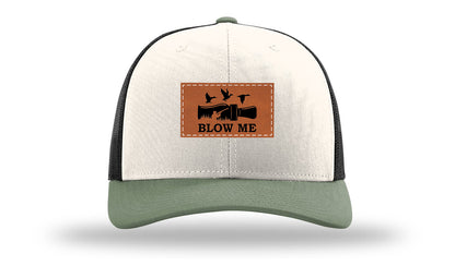 Blow Me Leather Patch Richardson 112 Hat