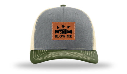 Blow Me Leather Patch Richardson 112 Hat