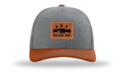 Blow Me Leather Patch Richardson 112 Hat