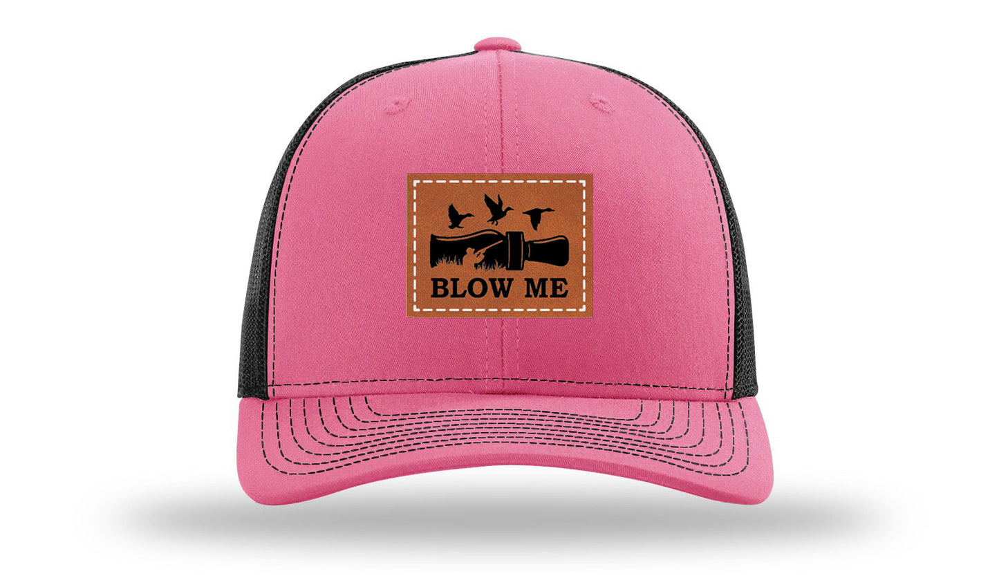Blow Me Leather Patch Richardson 112 Hat