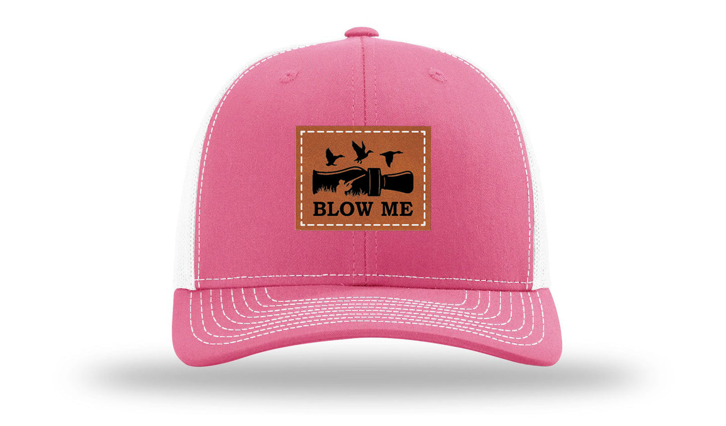 Blow Me Leather Patch Richardson 112 Hat