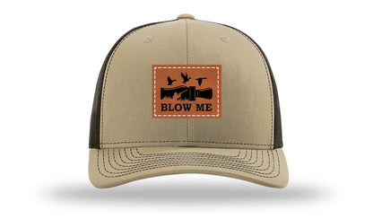 Blow Me Leather Patch Richardson 112 Hat
