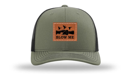 Blow Me Leather Patch Richardson 112 Hat