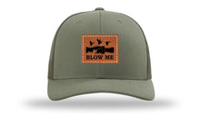 Load image into Gallery viewer, Blow Me Leather Patch Richardson 112 Hat
