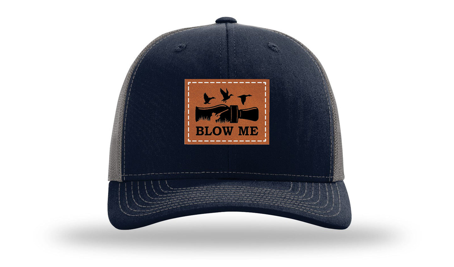 Blow Me Leather Patch Richardson 112 Hat
