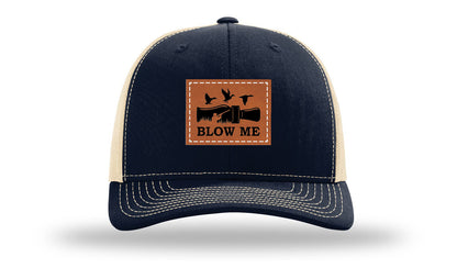 Blow Me Leather Patch Richardson 112 Hat
