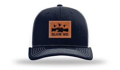 Blow Me Leather Patch Richardson 112 Hat