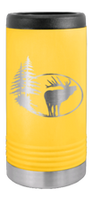 Load image into Gallery viewer, Elk and Trees Laser Engraved Slim Can Insulated Koosie
