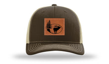 Load image into Gallery viewer, Elk In Trees Leather Patch Richardson 112 Hat
