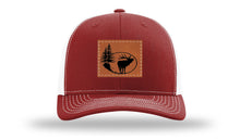 Load image into Gallery viewer, Elk In Trees Leather Patch Richardson 112 Hat
