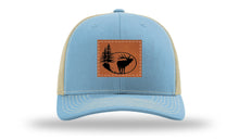 Load image into Gallery viewer, Elk In Trees Leather Patch Richardson 112 Hat
