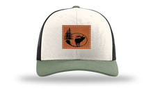 Load image into Gallery viewer, Elk In Trees Leather Patch Richardson 112 Hat
