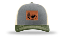 Load image into Gallery viewer, Elk In Trees Leather Patch Richardson 112 Hat
