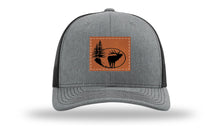 Load image into Gallery viewer, Elk In Trees Leather Patch Richardson 112 Hat
