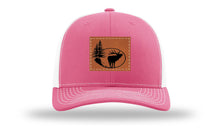 Load image into Gallery viewer, Elk In Trees Leather Patch Richardson 112 Hat
