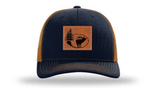 Load image into Gallery viewer, Elk In Trees Leather Patch Richardson 112 Hat
