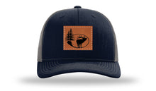 Load image into Gallery viewer, Elk In Trees Leather Patch Richardson 112 Hat
