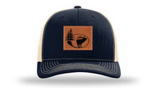 Load image into Gallery viewer, Elk In Trees Leather Patch Richardson 112 Hat
