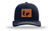 Load image into Gallery viewer, Elk In Trees Leather Patch Richardson 112 Hat
