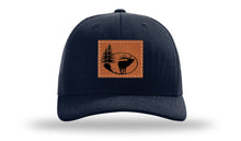 Load image into Gallery viewer, Elk In Trees Leather Patch Richardson 112 Hat
