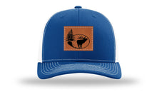 Load image into Gallery viewer, Elk In Trees Leather Patch Richardson 112 Hat
