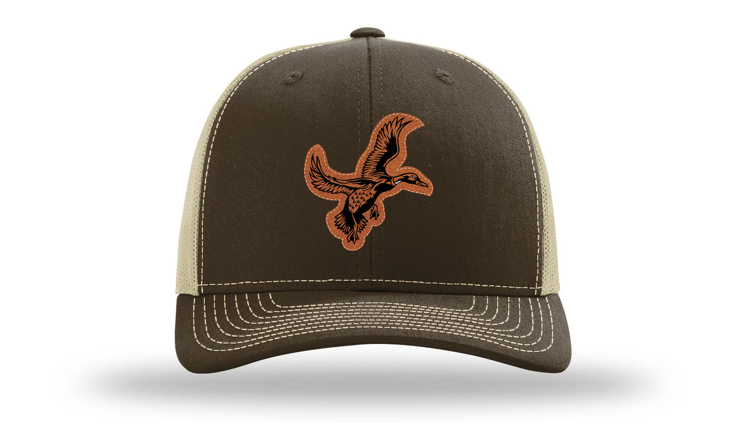 Duck Leather Patch Richardson 112 Hat-Brown / Khaki