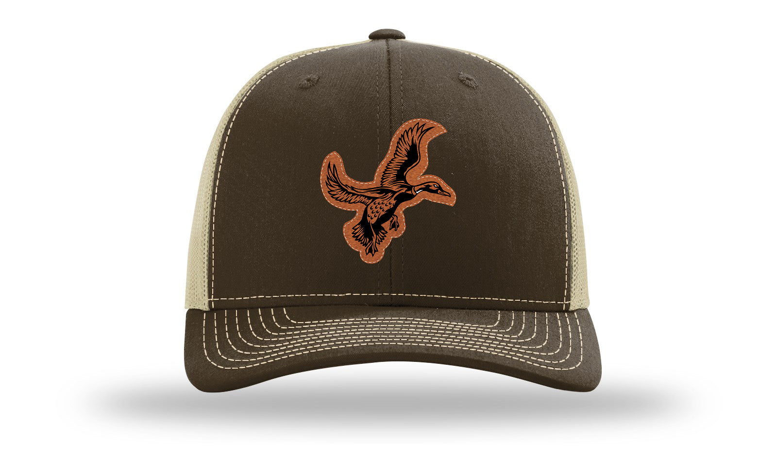 Duck Leather Patch Richardson 112 Hat-Brown / Khaki