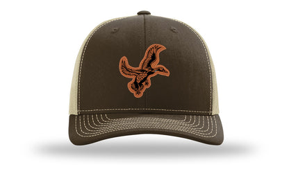 Duck Leather Patch Richardson 112 Hat-Brown / Khaki