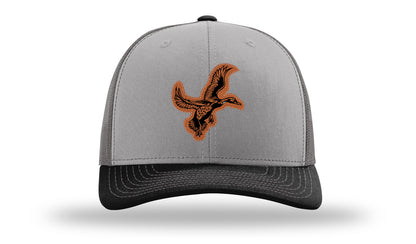 Duck Leather Patch Richardson 112 Hat-Grey / Charcoal / Black