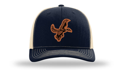 Duck Leather Patch Richardson 112 Hat-Navy /  Khaki