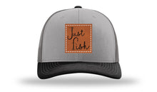 Load image into Gallery viewer, Just Fish Leather Patch Richardson 112 Hat
