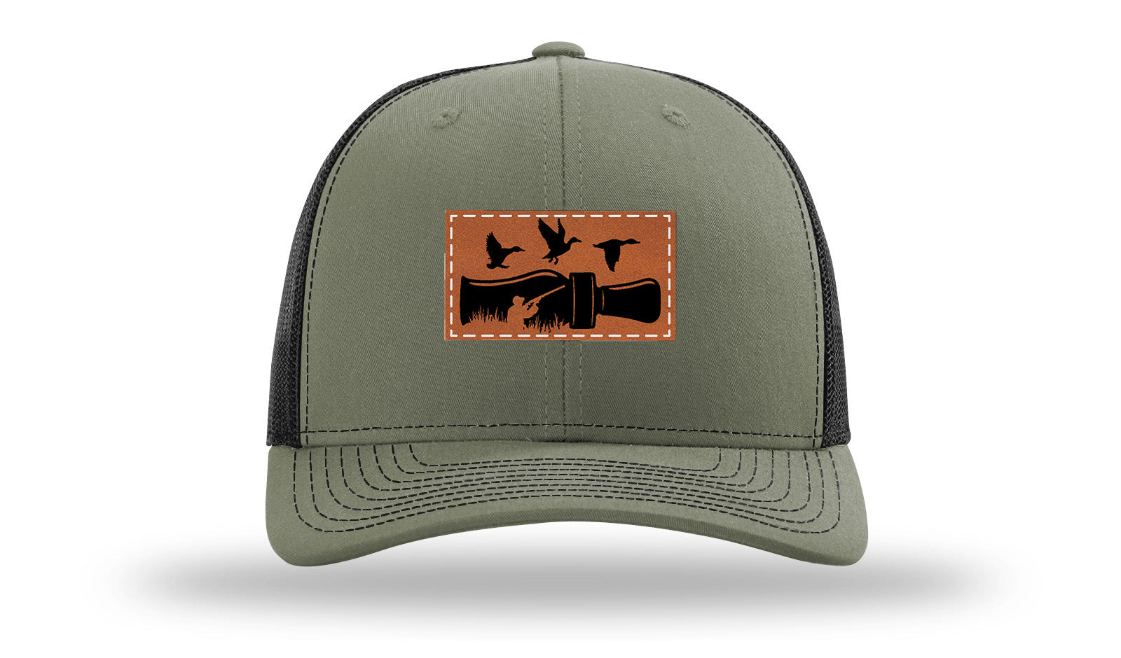 Duck Call Leather Patch Richardson 112 Hat-Loden / Black