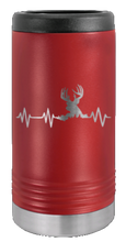 Load image into Gallery viewer, Deer Heartbeat Laser Engraved Slim Can Insulated Koosie
