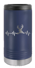 Load image into Gallery viewer, Deer Heartbeat Laser Engraved Slim Can Insulated Koosie
