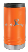 Load image into Gallery viewer, Deer Heartbeat Laser Engraved Slim Can Insulated Koosie
