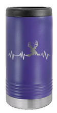 Load image into Gallery viewer, Deer Heartbeat Laser Engraved Slim Can Insulated Koosie
