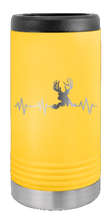 Load image into Gallery viewer, Deer Heartbeat Laser Engraved Slim Can Insulated Koosie
