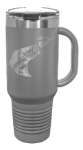 Load image into Gallery viewer, Bass 40oz Handle Mug Laser Engraved
