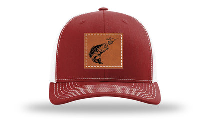 Bass Spinner Leather Patch Richardson 112 Hat