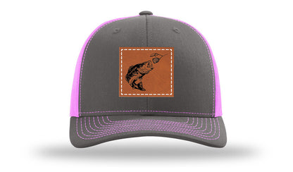 Bass Spinner Leather Patch Richardson 112 Hat