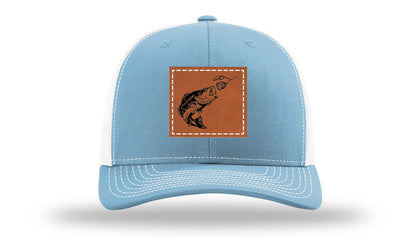 Bass Spinner Leather Patch Richardson 112 Hat