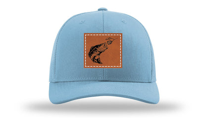 Bass Spinner Leather Patch Richardson 112 Hat