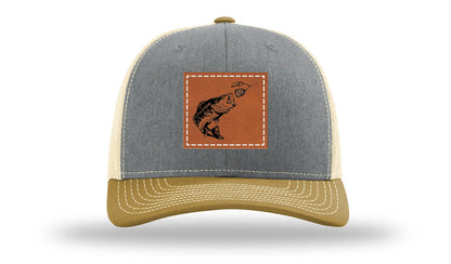 Bass Spinner Leather Patch Richardson 112 Hat