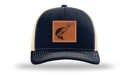 Bass Spinner Leather Patch Richardson 112 Hat