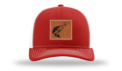 Bass Spinner Leather Patch Richardson 112 Hat