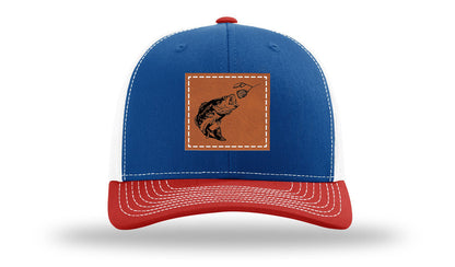 Bass Spinner Leather Patch Richardson 112 Hat