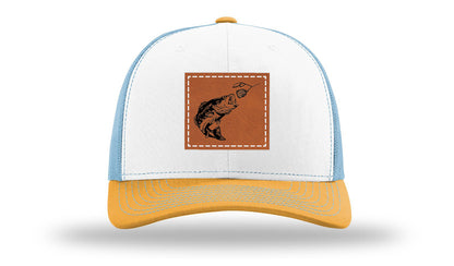 Bass Spinner Leather Patch Richardson 112 Hat