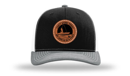 Can't Work Today My Arms In A Cast Leather Patch Richardson 112 Hat