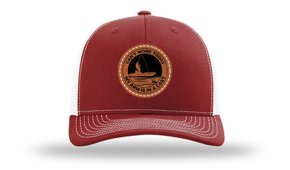 Can't Work Today My Arms In A Cast Leather Patch Richardson 112 Hat